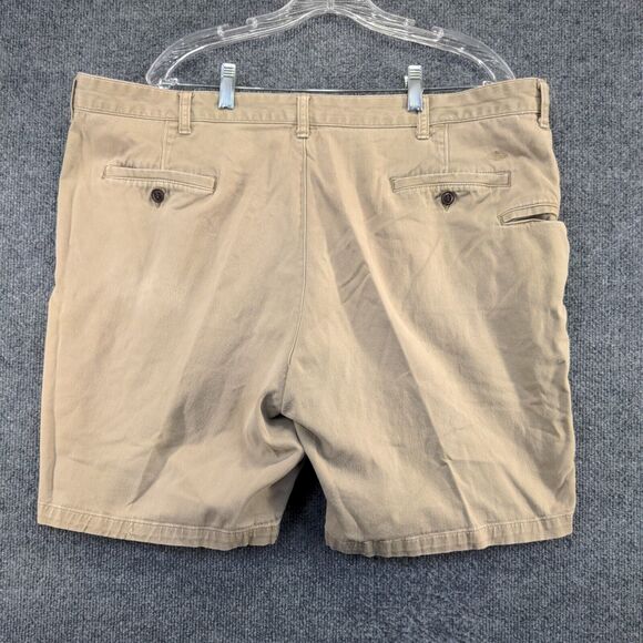 Dockers Men's Chino Shorts Tan Size 42 Cotton Blend Slash Pockets - Picture 2 of 14